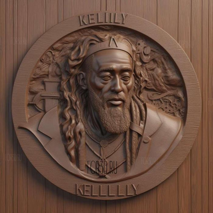 RKelly 4 stl model for CNC